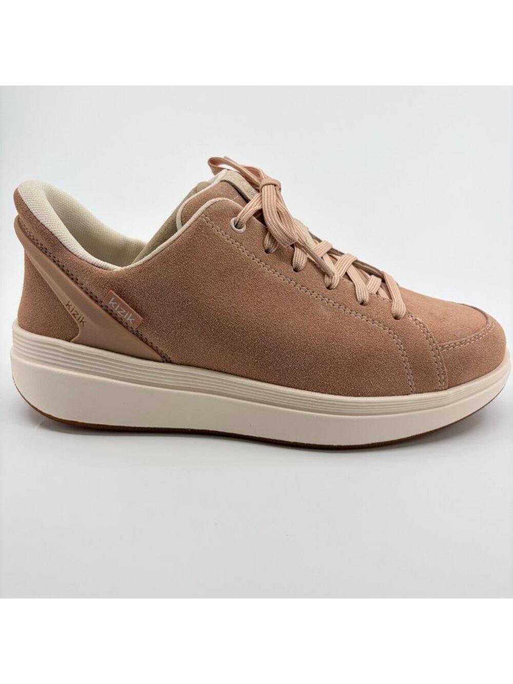Kizik Sydney Womens Size 8.5EE Pink Athletic Suede Hands Free Shoes Sneakers